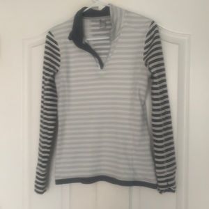Mondetta nice quarter zip multi pattern strips